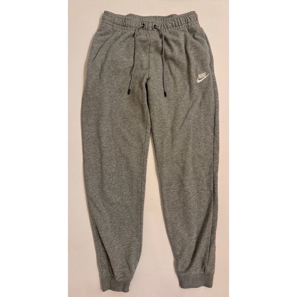 Nike Sportswear Men's Jogger Sweatpants Size S Gray Drawstring Waist - Picture 1 of 6